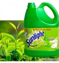 Nước rửa chén Sunlight 4kg trà xanh