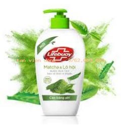Nước Rửa Tay Lifebuoy Matcha và Lô Hội