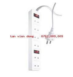 Ổ cắm Điện Quang 6 phích 5 mét 2 chấu