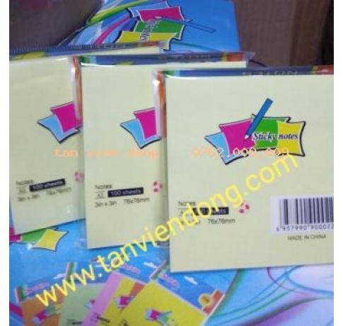 NOTE 3*3 VÀNG 