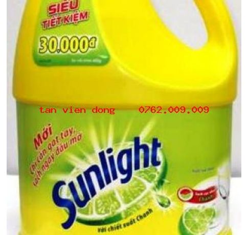 Nước rửa chén Sunlight 4kg chanh