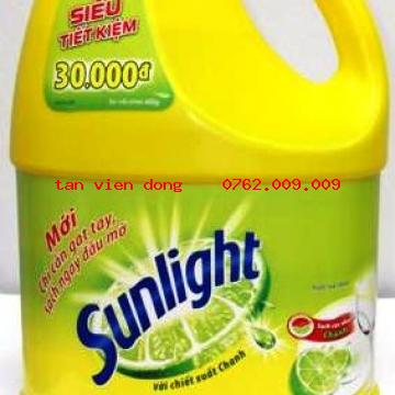 Nước rửa chén Sunlight 4kg chanh