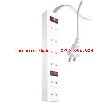Ổ cắm Điện Quang 6 phích 5 mét 2 chấu
