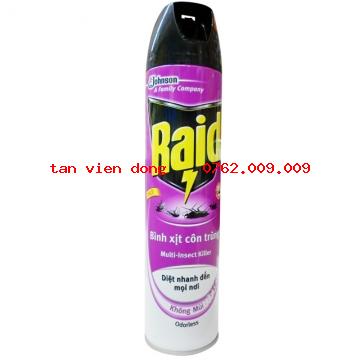 Xịt muỗi Raid 600ml
